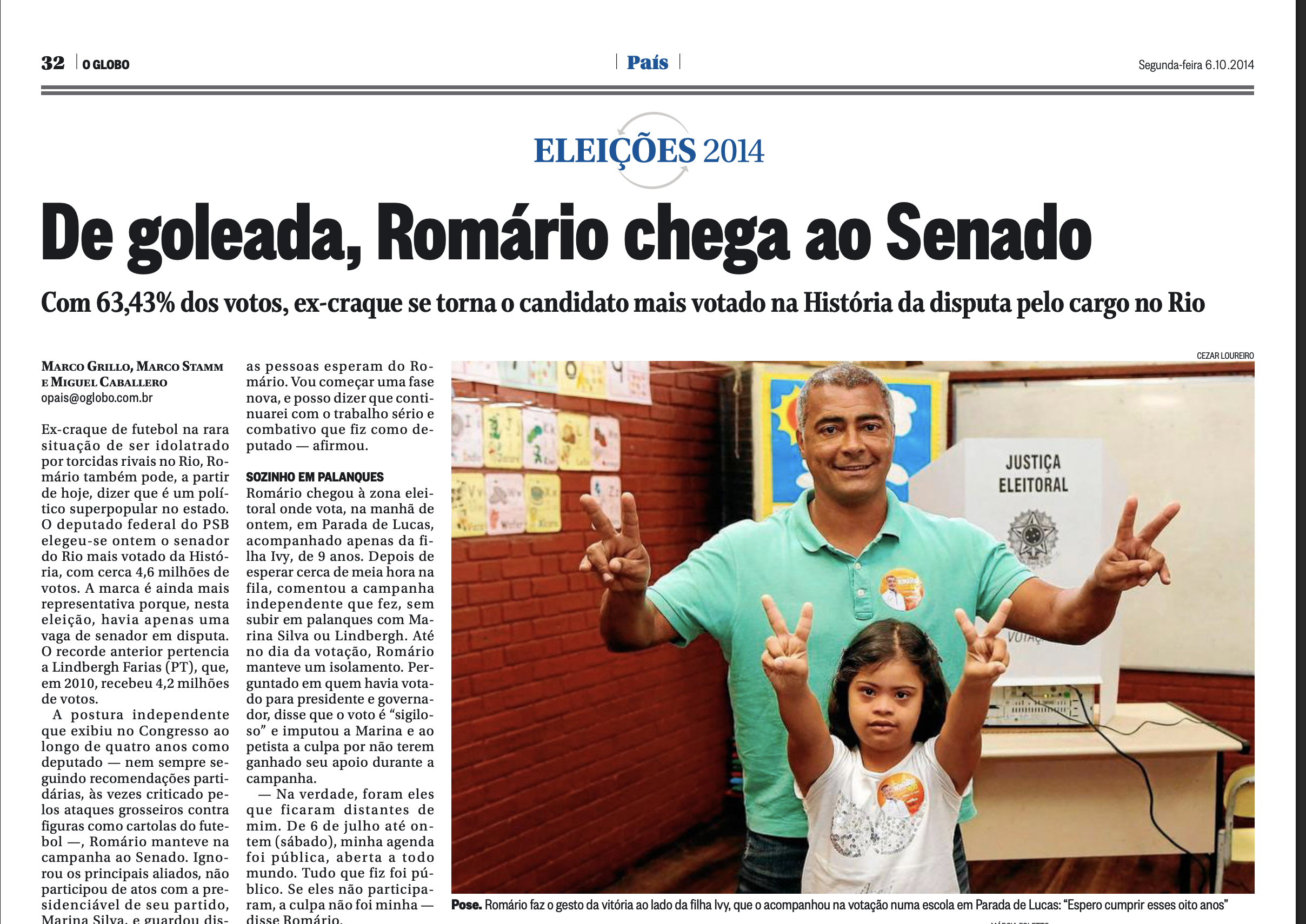 Eleições 2014 - Cobertura política nacional